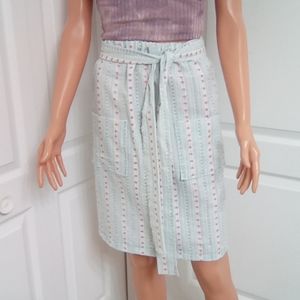 NWOT. Flannel skirt Size 16" Waist. Home Made 100% Cotton, Light Weight